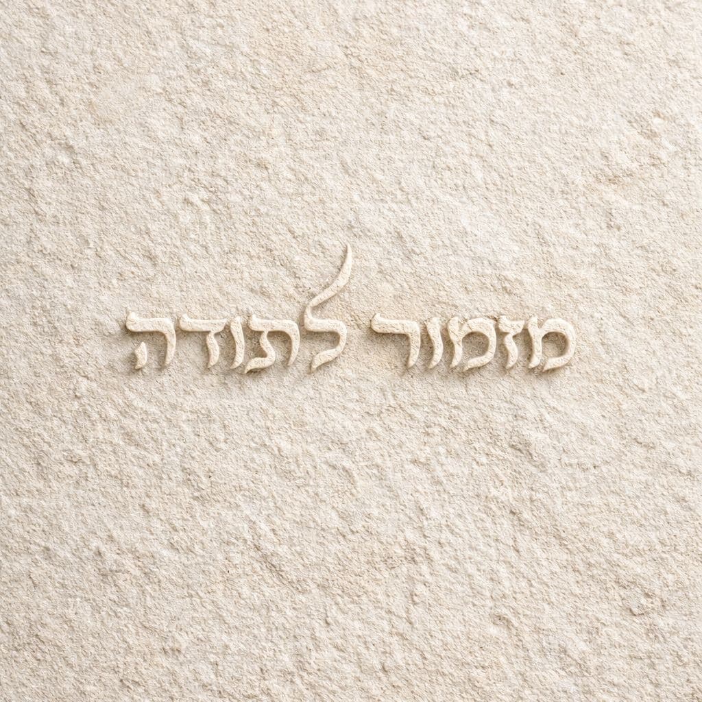 מזמור לתודה